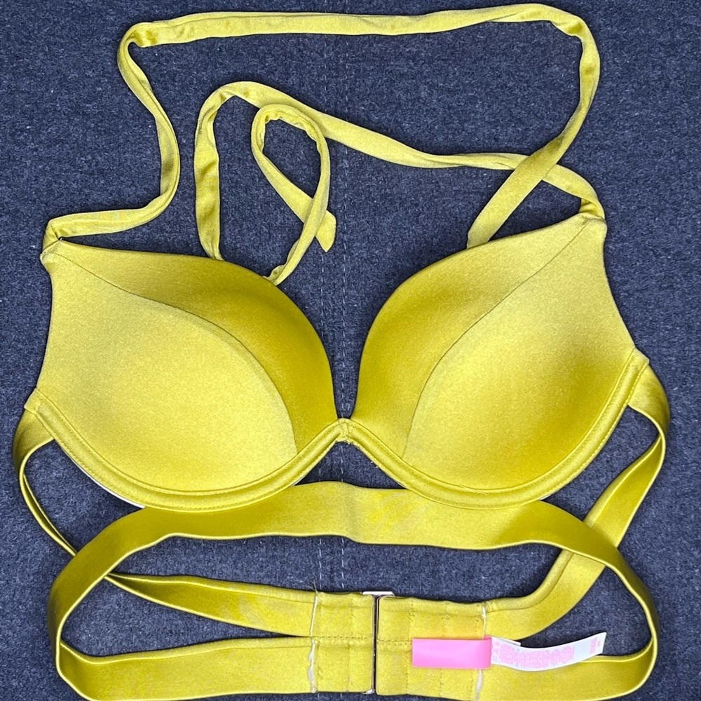 Victoria's Secret Yellow Push-Up Bikini Top